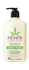 Hempz Age Defying Body Moisturizer, 17 Fl Oz, 1Pack Bundle - Daily Herbal Moisturizer, Shea Butter Anti-Aging - Body Lotion, Hemp Extract Lotion - Skin Care Products, 100% Pure Organic Hemp Seed Oil