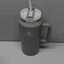 Stanley Quencher H2.0 Tumbler with Handle & Straw 64 oz | Flowstate 3-Position Lid | Large Capacity for Travel & Sports | Insulated Stainless Steel Cup | BPA-Free | Ash