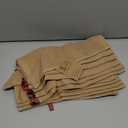 Homaxy 100% Cotton Waffle Weave Kitchen Dish Cloths, Ultra Soft Absorbent Quick Drying Dish Towels, 12 x 12 Inches, 6-Pack, Tan