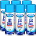 Sprayway Glass Cleaner Foaming Aerosol Spray, 15oz, Pack of 6 | Ammonia-Free, Streakless, Fast-Acting | Cleans & Polishes Glass Surfaces | Fresh Scent, Removes Fingerprints, Dust, Dirt, Smoke Film