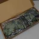 6 Pcs 27" Eucalyptus Stems Greenery Stems Eucalyptus Leaf Spray in Green Silk Plastic Plants Floral Artificial Plants for Home Party Wedding Decoration(Dark Green)