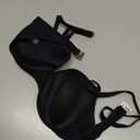 Tempt Me Underwire Push Up Bikini Top - Women Swimsuit Tops Bathing Suit Bra Top Only (Large, Black)