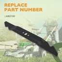 HQPASFY AB2100 Lawn Mower Blade Compatible with EGO Power+ 56V Models LM2100 LM2100SP LM2101 LM2102SP LM2142SP with 21" Deck, Mower Mulching Blades 1 Pack