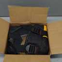 Tool Vest, Electrician Tool Vest for Men, 17 Compartments, Reflective Workwear with Drill Holster, Adjustable Waist & Upgraded Comfortable Neck Opening (Orange)