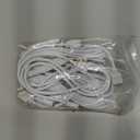 Honoson 6 Pieces 4 Pin RGB Extension Cable LED Strip Connector Cord Wire Cables Kit with 12 Pieces Pin Connector for 5050 3528 RGB LED Strip Light(1.6 FT, 3.3 FT, 6.6 FT, White)