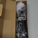 Webcam Stand Camera Desk Mount with Phone Holder & 5/8" Screw - 22" Flexible Projector Stand Gooseneck Desk Mic Stand for Logitech C922 C930e C920 C615 C960 Brio 4K, GoPro, Blue Yeti Snowball Ice