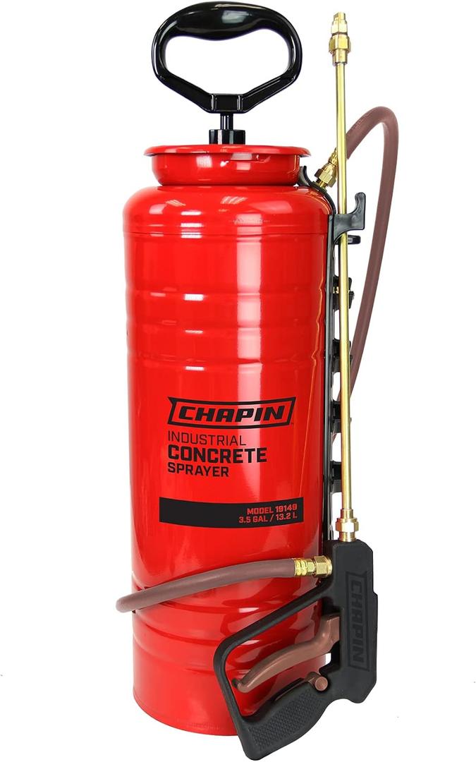 Chapin International 19149 3.5-Gallon Dripless Industrial Concrete Open Head Sprayer for Professional Concrete Applications