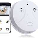 1080P HD Nanny Cam WiFi Surveillance Camera for Indoor Smoke Detector Camera with Motion Detection, Night Vision for Home Security