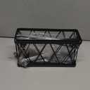 YIGII Adhesive Cabinet Door Organizer, 4 Pack Lid Organizers Inside Cabinet Food Container/Tumbler Lid Organizer and Storage Cup Lids Holder for Kitchen