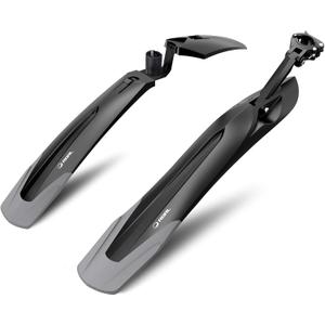 RBRL Bike Fender Adjustable Bicycle Mudguard, Quick Release Universal 24-29 inch Bicycle Fenders, Bike fenders for Ebike/Mountain Bike, Against Splashing Water and Dirt, front+rear