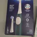Oral-B Rechargeable Electric Toothbrush, iO2 Starter Kit, 3 Cleaning Modes, Automatic Pressure Sensor to Protect Gums, 2 Brush Heads, Forest Green (1 Count (Pack of 1))