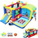 Inflatable Bounce House for Kids, 161"L x 126"W x 73"H