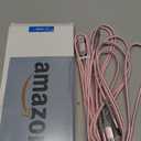 JSAUX USB C Cable Fast Charging, 3-Pack (10ft+6.6ft+3.3ft) USB A to Type C Charge Cord for iPhone 17/17 Pro/17 Pro Max, iPhone 16/16 Pro/16 Pro Max, Samsung Galaxy S24 S22 S20, USB C Charger(Pink) (Rose Gold)