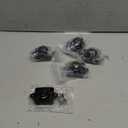 OCGIG 5 PCS Push Button Latch Cabinet Door Catch Keyless Cupboard Locks for RV Motorhome Camper Caravan(Black)