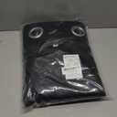 NICETOWN Black Out Curtains for Bedroom 84 inches Long - Light Reducing Thermal Insulated Solid Grommet Curtains/Panels/Drapes for Living Room (Set of 2, W52 x L84)