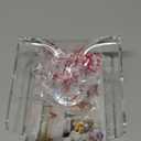 Amazing Abby Acrylic Cocktail Napkin Holder (5.0"x5.0"), Clear Plastic Napkin Dispenser with Weighted Arm and Non-Slip Pads, Great for Kitchen Counter, Dining Table, Bathroom Vanity, and More