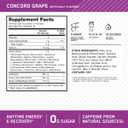 Optimum Nutrition Amino Energy - Pre Workout with Green Tea, BCAA, Amino Acids, Keto Friendly, Green Coffee Extract, Energy Powder - Concord Grape, 65 Servings (Packaging May Vary) (EXP 02/24/28)