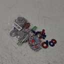 36pcs Iron-On Patches, Comics Cartoon Hero Spider Embroidered Applique Letters and Number Sew On Patches for Boys Kids and Fans, Perfect for Clothes, Hats, Backpacks, Jackets, DIY Craft