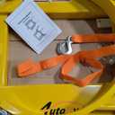 Drum Grabber 1500lbs Capacity Single Fork Mounted Drum Gripper, Hinged Folding Arm Design for 55 Gallon Drums up to 22.4" Diameter, Yellow