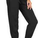 GRACE KARIN Womens Casual High Waist Pencil Pants with Pockets Bow-Knot Cropped Paper Bag Pants for Work (Small, Black)