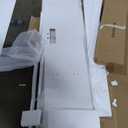 Rolanstar TV Stand with Mount and Power Outlet 59.1", Swivel TV Stand Mount for 32/45/55/60/65/70 inch TVs, Height Adjustable Modern Entertainment Center with Storage & LED Lights, TV Table White