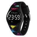 Kids Watches for Girls Boys Digital Sport Watch with Step Counter Pedometer Vibration Alarm Clock, No App Waterproof Fitness Tracker Kids Watch Boys Girls Teens Students Ages 5-16