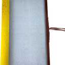 Flylin Calligraphy Cloth, Reusable Chinese Calligraphy Practicing Tool Magic Water Painting Paper Ten Thousand Times Writing Cloth Scroll for Home School (Yellow)