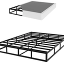 YORMDMO Queen Size Box Spring, 9 Inch Height-Profile Box Springs with Washable Cover, Heavy Duty Metal Mattress Foundations Easy Assembly Noise-Free