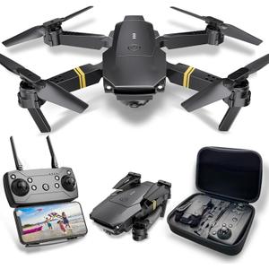 Drones with Camera for Adults 1080P, Mini Drone with Camera Foldable Drones for Adults, Altitude Hold, One Key Take Off/Land, 3D Flip, 3 Speed Mode, 15 years old up (Black-01cy)