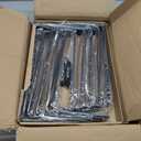 20 Pack - 5.5" L x 4" H x 1.5" W J Lip Shelf Brackets Rustic Farmhouse Iron Wall Floating Shelf Bracket Metal Shelf Bracket Industrial Shelf Supports with Screws Black