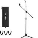 AODSK Deluxe Tripod Microphone Stand with Boom Arm & Twist Clutch Height Adjustment (Gooseneck version)