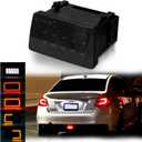 Bestview 5-In-1 LED Rear Fog Light Assembly Kits Compatible for 2011-2021 Subaru WRX STI Impreza XV Crosstrek, Function as Tail Brake Backup Reverse Turn Signal Lights (Smoke Len)