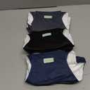 wegreeco Washable Dog Diapers - Washable Male Dog Belly Wrap - Pack of 3 - (Black, Charcoal, Navy, Medium)