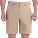 Lesmart Mens Golf Shorts Stretch Elastic Waist Bermuda Quick Dry Relaxed Fit Shorts with Pockets