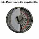 D20 Roulette dice, Unique dice Spinner, Metal D&D Dice Set, Perfect for D&D Dungeons and Dragons, RPG and Pathfinder Role Playing GamesBlack red