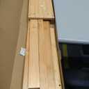 IIIOIIIA Bamboo Over the Stove Spice Shelf for Kitchen, 31.5" Spice Rack Organizer Shelf with 6 hooks, 11.4" Height Extra Storage Countertop, Easy to Assemble