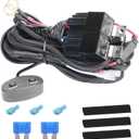 YCHOW-TECH Dual Color Light Bar Wiring Harness Kit 18AWG with 12V Relay On Off Switch Power Relay Blade Fuse for Dual Mode Off Road DRL LED Work Light