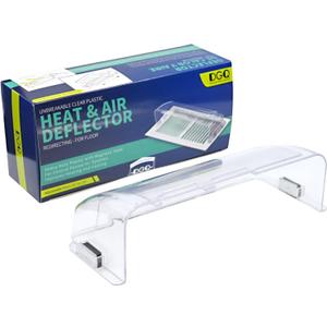 DGQ Unbreakable Air Deflector 8" to 12" Adjustable Heat and Air Vent Deflector Magnetic for Floor Registers, Also Works for Vents, Sidewall, and Ceiling Registers