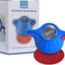 Remedic Medicine Bottle Opener with Magnifier & LED Light  Easy Grip Aid for Weak Hands  Non-Slip Mat for One-Handed Use  Arthritis-Friendly Multi-Opener  Senior Care Tools