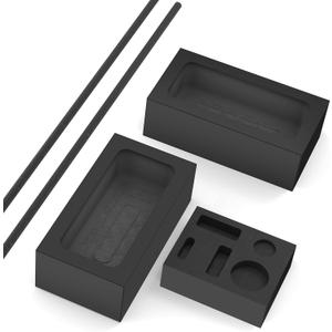 Nelyrho 5 Piece Graphite Ingot Mold