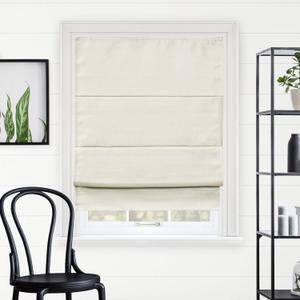 CHICOLOGY Roman Shades for Windows, Blackout Window Treatments for Home, 31" W X 64" H, Del Mar Moon Shell (Blackout)
