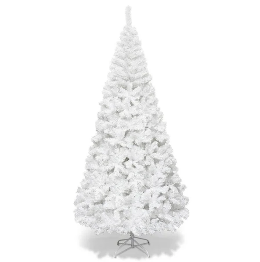 7 ft. Artificial PVC Christmas Tree with Stand White