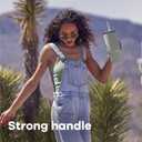 Hydro Flask 40 Oz Travel Tumbler with Handle, Lid and Straw - Insulated Stainless Steel in 40 Oz Ivory