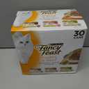 Fancy Feast Poultry and Beef Feast Classic Pate Collection Grain Free Wet Cat Food Variety Pack - (Pack of 30) 3 oz. Cans