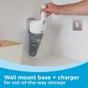 BLACK+DECKER Cordless Lithium Handheld Power Vacuum with Wall Mount Base and Charger, White (HNV220BCZ10FF)
