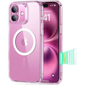 ESR for iPhone 16 Case, Camera Control, Compatible with MagSafe, Shockproof Military-Grade Protection, Magnetic Phone Case for iPhone 16, Classic Hybrid Case (HaloLock), Clear