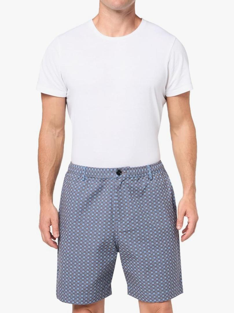 Paul Smith Mens Ps Men's Patterned Chino Shorts 38 (XXL)