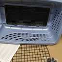 Petmate Dog Crates for Small Dogs & Cat Carriers, Two-Door Plastic Pet Kennel, Top & Front Loading, Made in USA, 24", Blue