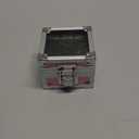 Professional 25 Holes Nail Drill Bits Box Container Nail Drill Grinding Bit Holder Nail Polish Head Storage Box Nail Tools Organizers Container Display Storage Box Manicure Tool (Pink)