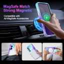 Casetego for Galaxy S25 Case,Compatible with MagSafe,[Military Grade Drop Test] Full Body Protection Slim Shockproof Rugged Marble Women Case for Samsung Galaxy S25 6.2 inch,Cobalt Violet
